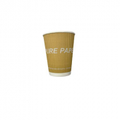 8oz Pure Paper- Aqueous Lined Kraft Cup