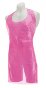 27x46inch Pink Aprons On a Roll 16 Micron