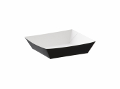 aGD Black Burger Tray 5inch