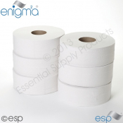 2 Ply Jumbo Toilet Roll 300M x 90mm 60mm Core 833 Sheets