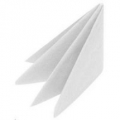 2 Ply White Napkin 40cm