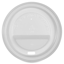  White Dome Sip Thru Lid for 12 and 16oz Cups