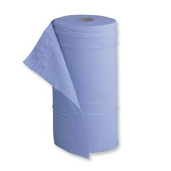 2 Ply Blue Couch Roll 10"
