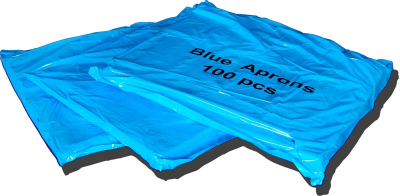 42Inch Blue Flat Pack Apron