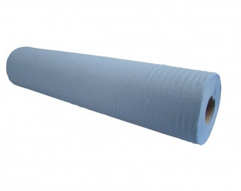 2 Ply Blue Couch Roll 20"
