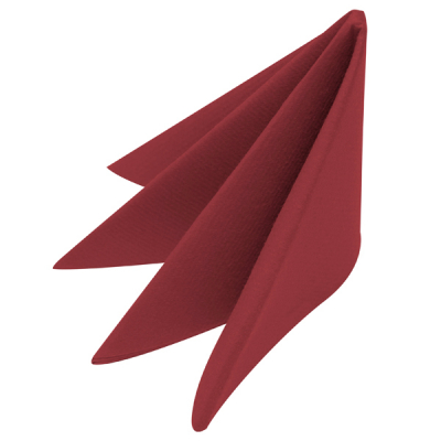 2 Ply Burgundy Napkins 40cm